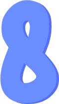 pastelblue_number_eight emote for Discord