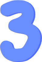 pastelblue_number_three emote for Discord