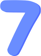 pastelblue_number_seven emote for Discord