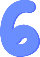 pastelblue_number_six emote for Discord
