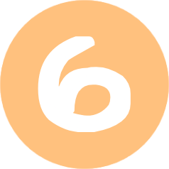 pastelorange_six emote for Discord