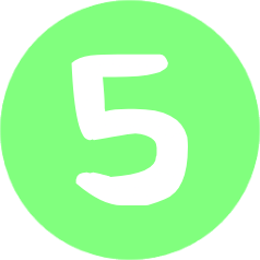 pastelgreen_five emote for Discord