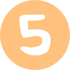 pastelorange_five emote for Discord