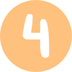 pastelorange_four emote for Discord