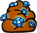 doordash_shit_diamonds emote for Discord