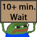 10_plus_minute_wait_angry_pepe emote for Discord