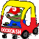 pepe_doordash_delivery_car emote for Discord