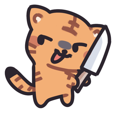 Tigerholdingknife emote for Discord