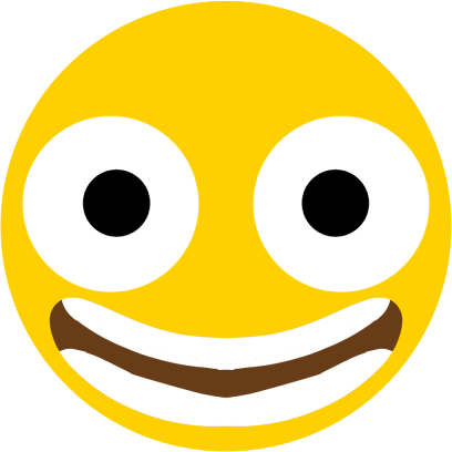 Pobo_creeply_smile emote for Discord