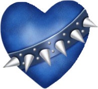 blue_heart_bulldogcollar emote for Discord