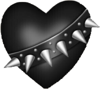 black_heart_bulldogcollar emote for Discord