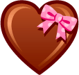 chocolateheart emote for Discord