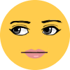 Woman_Face_Side_Eye emote for Discord
