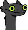 Real_Toothless emote for Discord