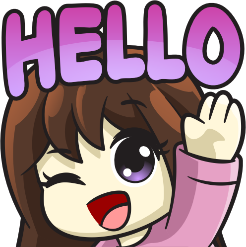 LilaHello emote for Discord