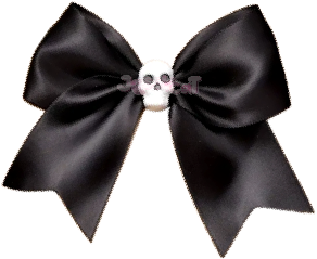 gothbowcuteblack emote for Discord