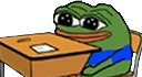 Peepo_Learning emote for Discord