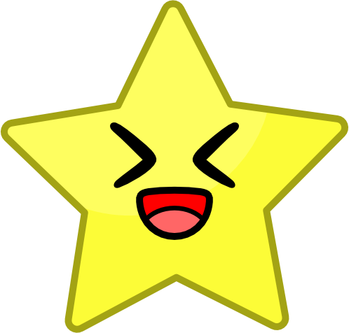 Star_GrinningSquinting emote for Discord