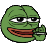 pepe_smoke_weed_cloud_leaf emote for Discord