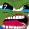 pepe_enraged_scream emote for Discord