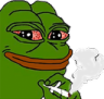 pepe_smoke_weed emote for Discord