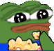 pepe_popcorn emote for Discord