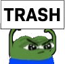 pepetrash emote for Discord