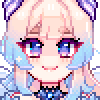 KokomiFishgif emote for Discord