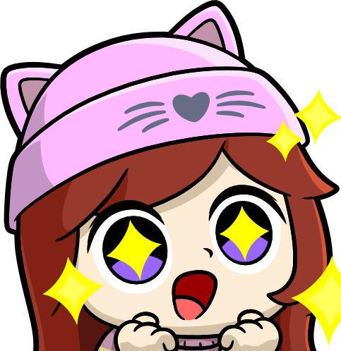 PinkBeanieSurprised emote for Discord