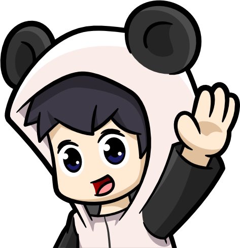 PandaBoyWaving emote for Discord