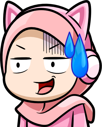 HijabgirlCringe emote for Discord