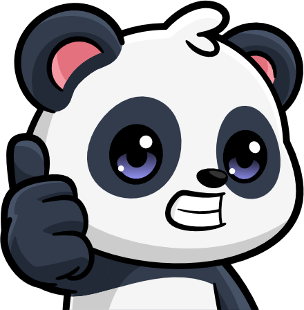PandaThumbUp emote for Discord