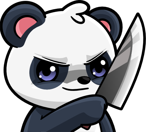 PandaKnife emote for Discord