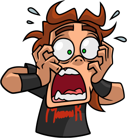 Shocked emote for Discord