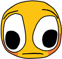 CursedFlushedWide emote for Discord
