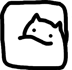 janky_liquid_cat_white emote for Discord