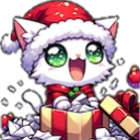xmas_cat5 emote for Discord