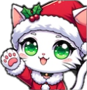 xmas_cat4 emote for Discord