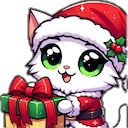 xmas_cat1 emote for Discord