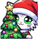 xmas_cat2 emote for Discord