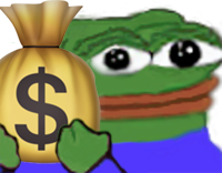 pepe_moneybag emote for Discord