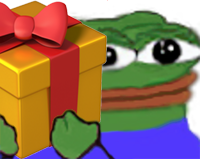 pepe_wrappedgift static emote