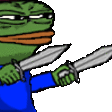 Pepe_Stabby_R emote for Discord