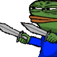 Pepe_Stabby_L emote for Discord