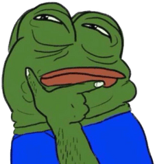 PepeThink emote for Discord