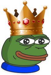 PepeKing emote for Discord