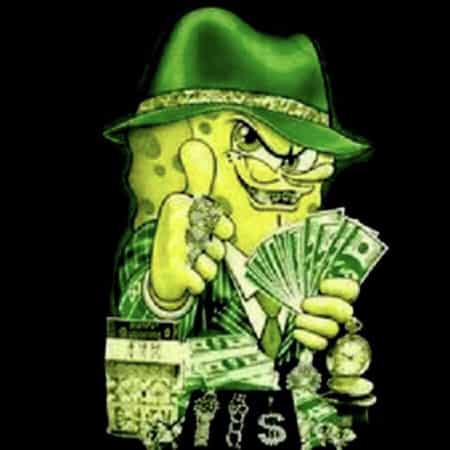 gangster_sponge emote for Discord