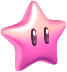 MarioStarPink emote for Discord
