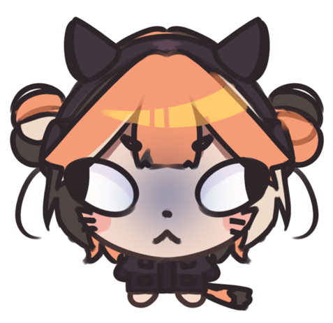 Alkatchu_afraid emote for Discord