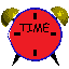 Red_Alarm_Clock emote for Discord